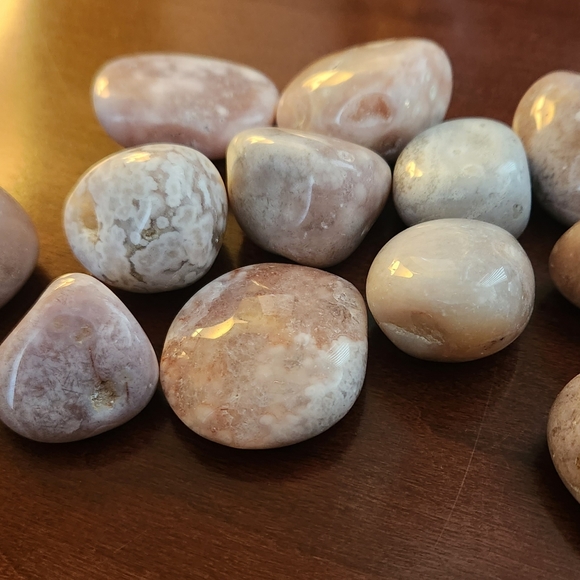 PINK AMETHYST Tumbles - Picture 2 of 3